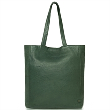 Depeche shopper taske i grøn skind 